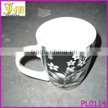 black personality ceramic thermal cup wholesale