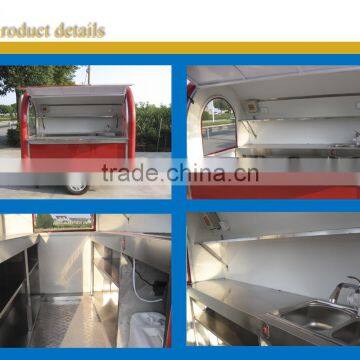 Coffee Pizza Ice Cream Vending Van/Street Mobile Crepes Cart /Mobile Kiosk Trailers/dining Car