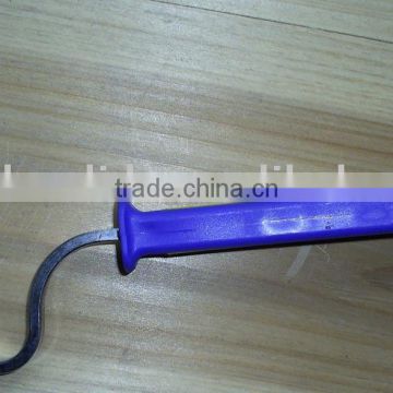 Plastic handle curved dog rake Comb