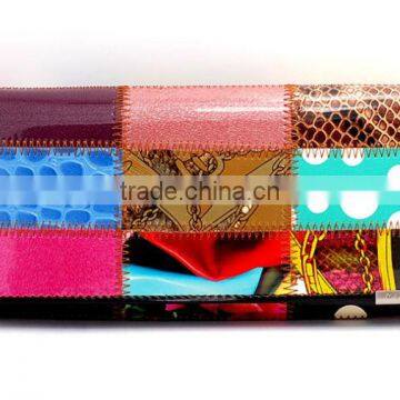 Hot! Women Lady 2014 Original Creative Colorful Patchwork Wallet (BHW003-1) photo-1