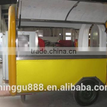 Hot sale! Mobile food trailer/cart, pizza&crepe vending truck for sale, China supply food van