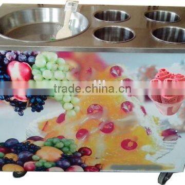 Commercial Fruit Fried Ice Cream Machine