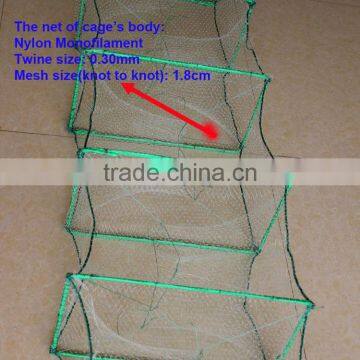 Deep sea Fish trap with nylon net 31 sections