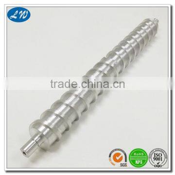 china supplier high quality precision cnc turning stainless steel warm gear screw shaft