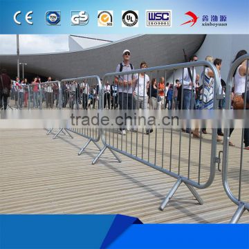 Customized size powder coated crowd control barriers/Barricade/Metal stanchions