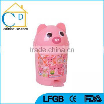 Household Usage Eco-Friendly Feature Plastic Chatroom Loilet Dustbin photo-4