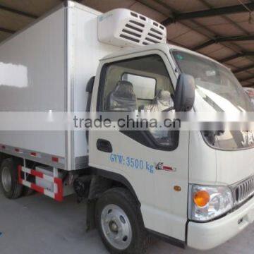 109 hp 4*2 JAC Small Refrigerated Truck 5 ton