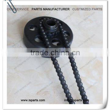 17T 3/4" Bore #219 go Kart Clutch and #219 Chain photo-5