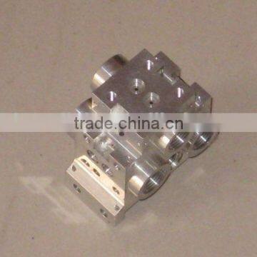 CNC Machining Parts Black Anodised Aluminum Parts With Silk Printing photo-2