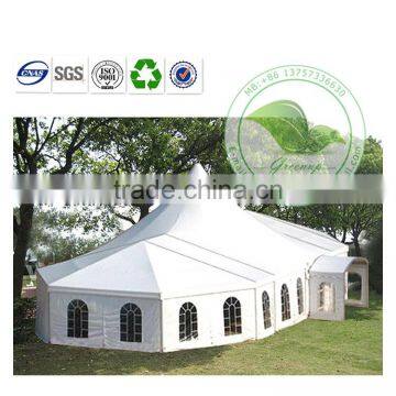 High Frequency Welding White PVC Tarpaulin Party Tent Side Wall photo-3
