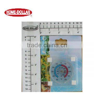 Square Transparent Outdoor Thermometer