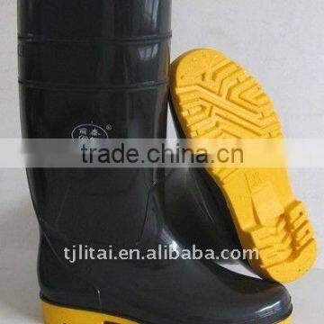 Economy Portable Pvc Rain boots Economy cheap black pvc rain boots