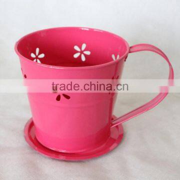Cheap Garden Decoration 2 Inch Cup and Saucer Flower Pot photo-2