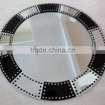 decorative beveled glass mirror for wall