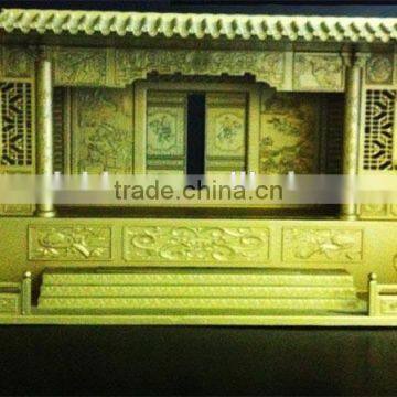 lightest strongest magnesium alloy niche for a statue of the Buddha