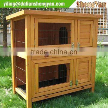 Chinese cedar custom rabbit hutch