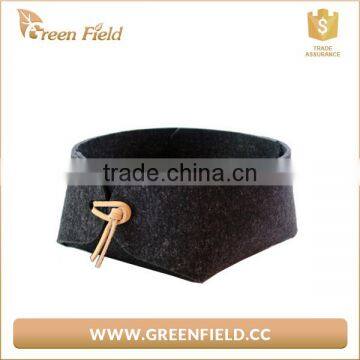 2017 Hot Sale Fashion Felt Storage Basket ,fabric Storage Boxes Black photo-4