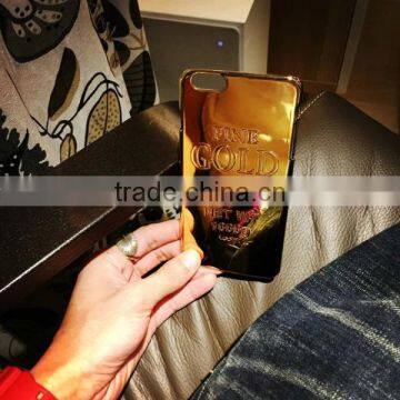 Luxury Electroplating PC Bullion Gold Phone Case For IPhone6 photo-4