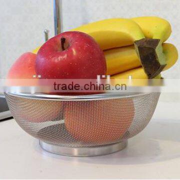 Wholesale Stock Small Order Kitchen Stainless Steel Boult, Storage Basket