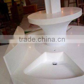 Top Quality New Design Solid Surface Food Grade Kitchen Bar Counter photo-2