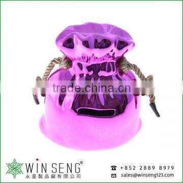Funny Purple Bag Shape Ceramic Piggy Bank for Promotional Gifts photo-3