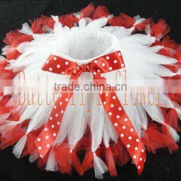 Red white tutu white ballet tutu tutus with bows