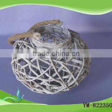 Garden Rattan Candle Lantern