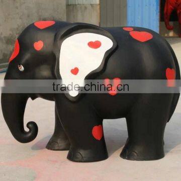 FRP elephant figure character statue decoration