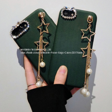 Imitation PU Leather Cell Phone Cover Shell Diamond Mobile Phone Cases for IPhone7/7Plus/6/6s/6plus/6splus Accessories photo-4