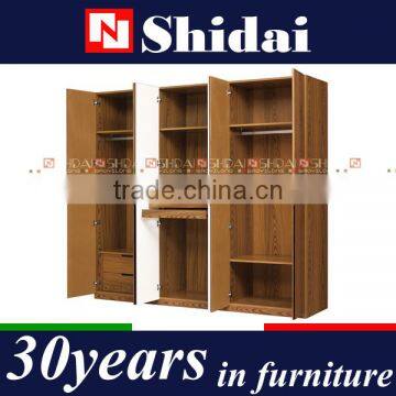 Modern Wooden Bedroom Clothes Almirah for Home F-815 photo-2