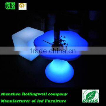 PLASTIC FURNITURE,LED PLASTIC TABLE, LED PARTY FURNITURE