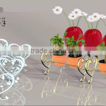 Custom Indoor and Outdoor Decor Planter Holder Handmade Metal Flower Pot Stand photo-4