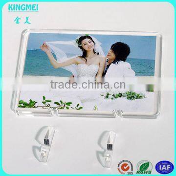 KM-VP34 China Supply Cheap Acrylic Material and Photo Frame Type L Shape Acrylic 2x6 Photo Booth Picture Frame photo-3
