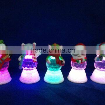 acrylic plasticine LED lighting figure party decoration