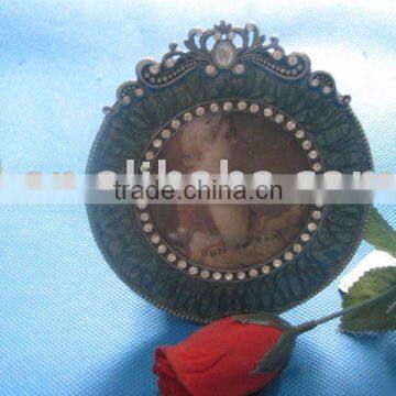 701042 METAL FLOWER PHOTO FRAME