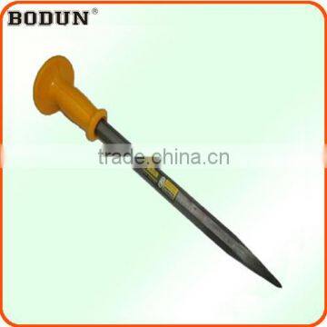 H6005 Cold stone chisel with yellow rubber grip