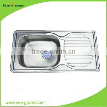 Stainless Steel Sinks with Drainboard