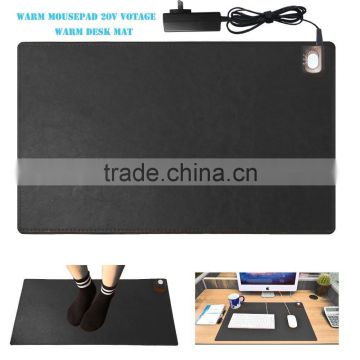 CE approved Warm Desk Pad, 24v Safe Voltage Automatic Control