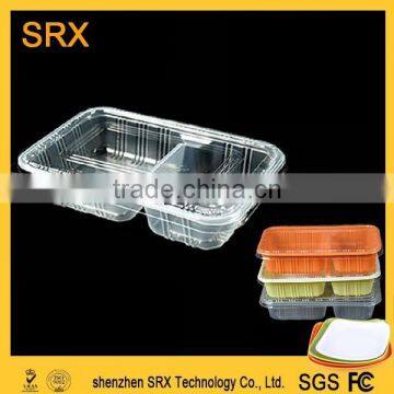 custom pp blister products food plate,disposable square plate,color square plate