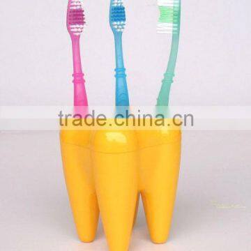 ABS Teeth Shaped Toothbrush holder (orange)