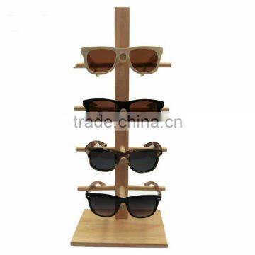 high quality wood glasses display stand