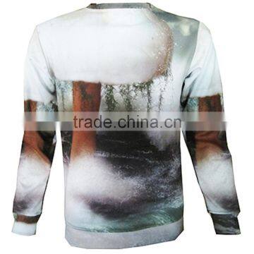 2015 Wholesale mens sweatshirt polyester sweat suits Mens sweatshirt hoody