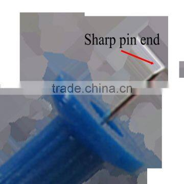 New Item 19mm Plastic Shaped Mini Thumb Tacks With Stripe photo-3