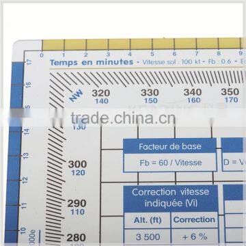 Kearing Brand Manufacture Transparent Flight Square Ruler/student Pilot Transparent Flight Square Ruler for Pilot Training#KPP-8 photo-2