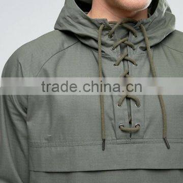 2017 Custom Best Price High Quality Fshion Design Durable 100% Cotton Ripstop Raglan Sleeves Celadon Casual Men's Jacket photo-3
