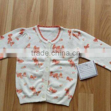 New Autumn Designs Children Clothing Kids Wear Cardigan Sweater O-neck Child Cardigan Girls Light Sweaters(KS0434) photo-6