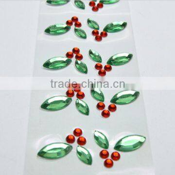 Top Selling Strong Sticky Pink Butterfly/Snowflake Shape Adhesive Rhinestone Stickers Manufacturer photo-5