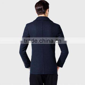 MSW0046 2016 Men's Winter Coat Business Style Men's Woolen Coat
