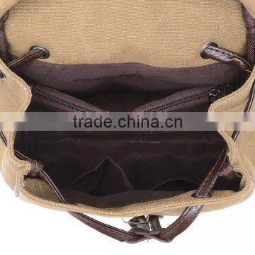Zm35605a Vintage Women Sport Bags Casual Canvas School Backpack photo-6