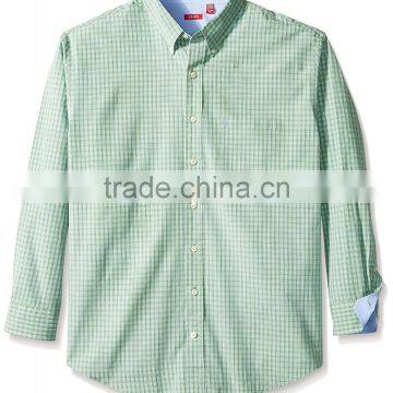 2017 High Quality Low Price School Casual Flannel Plaid Shirt photo-2